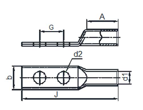 Long Barrel Two Hole Lug Fig 1